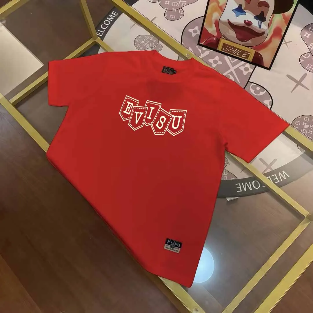 EVISU New Arrival LOGO T Size：S-XXL